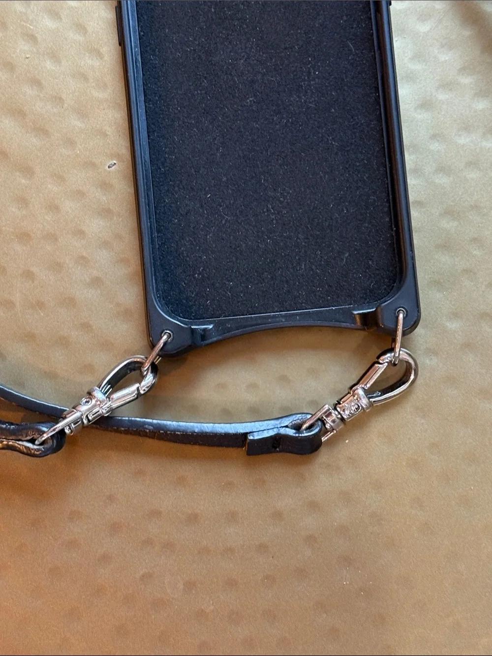 Bandolier 13 Pro Emma Crossbody Phone Case in Black/Silver